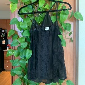 Black Lacey Top